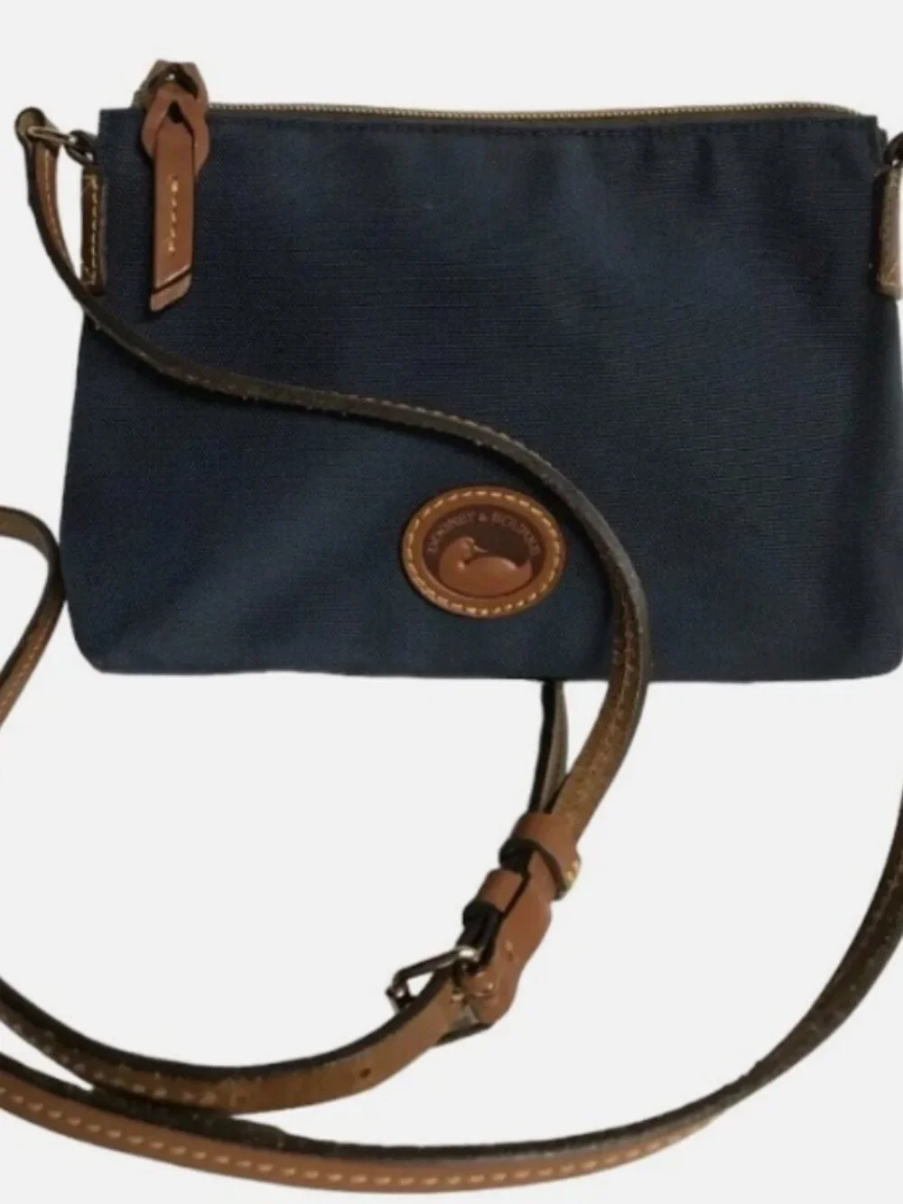 Dooney and Bourke Navy Nylon Crossbody Adj Strap